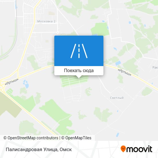 Карта Палисандровая Улица