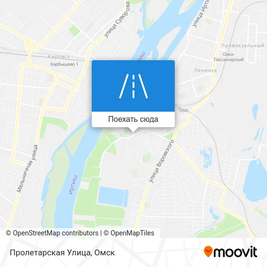 Карта Пролетарская Улица