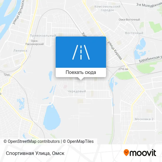 Карта Спортивная Улица