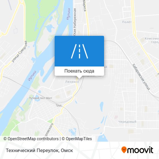 Карта Технический Переулок