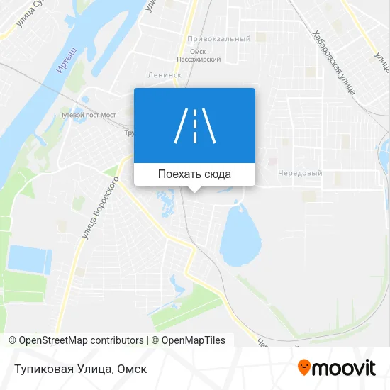 Карта Тупиковая Улица
