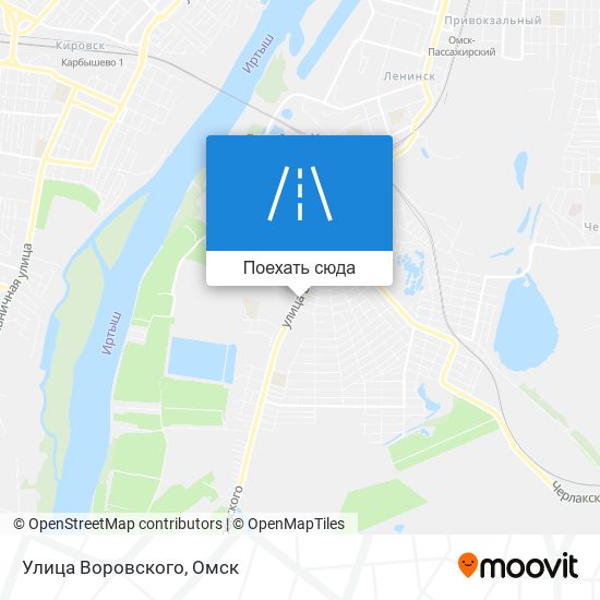 Карта Улица Воровского