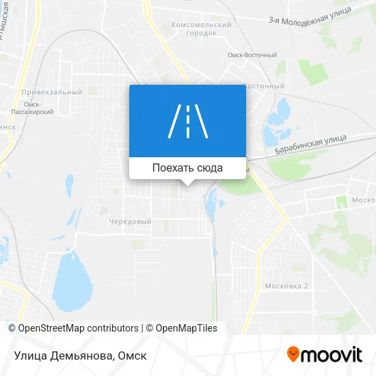 Карта Улица Демьянова