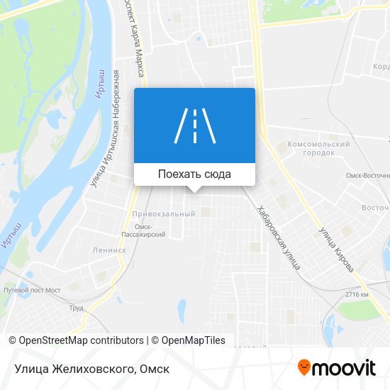 Карта Улица Желиховского