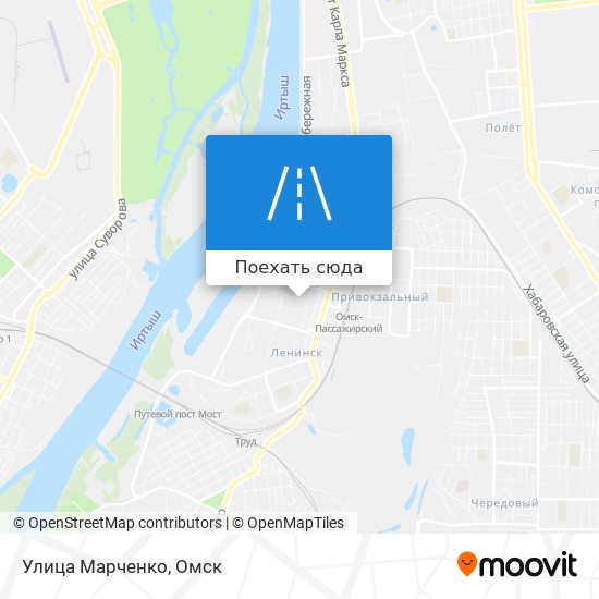 Карта Улица Марченко