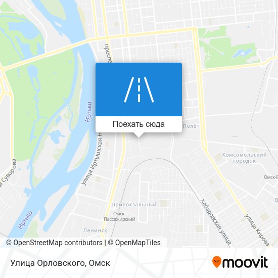 Карта Улица Орловского