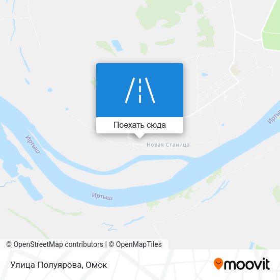 Карта Улица Полуярова