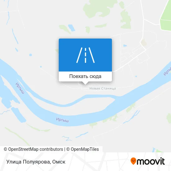 Карта Улица Полуярова