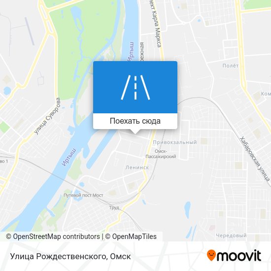 Карта Улица Рождественского