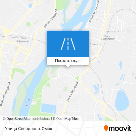 Карта Улица Свердлова