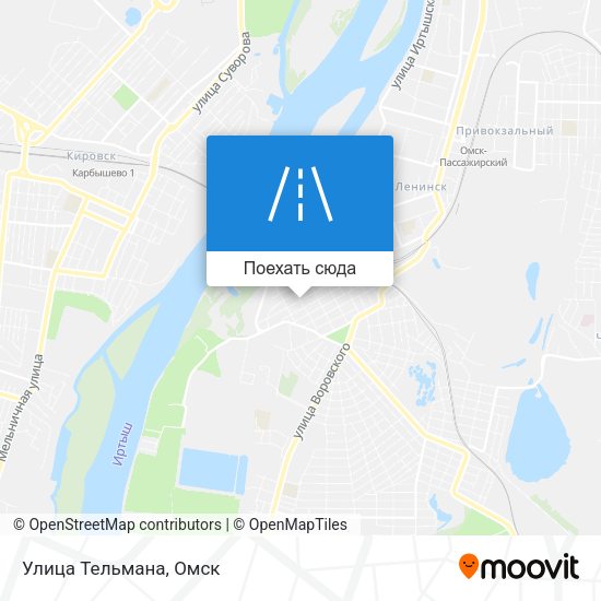 Карта Улица Тельмана