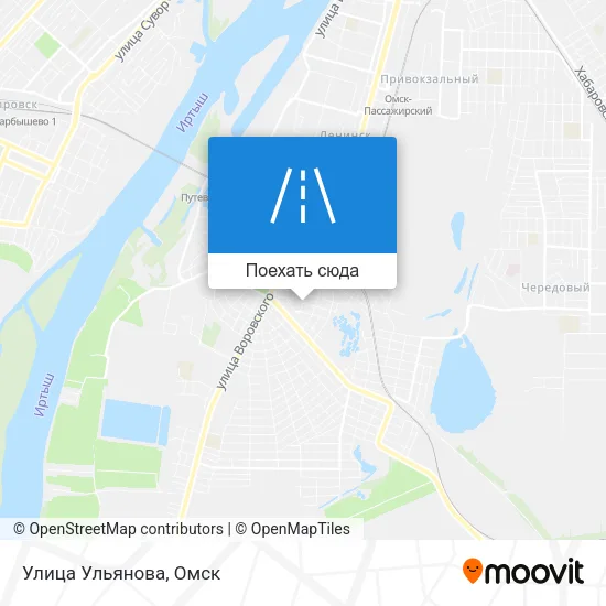 Карта Улица Ульянова