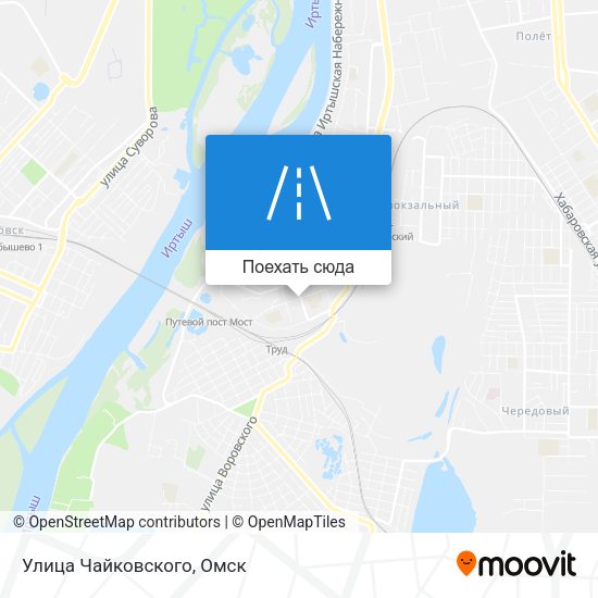 Карта Улица Чайковского