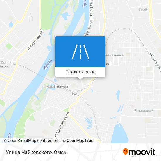 Карта Улица Чайковского