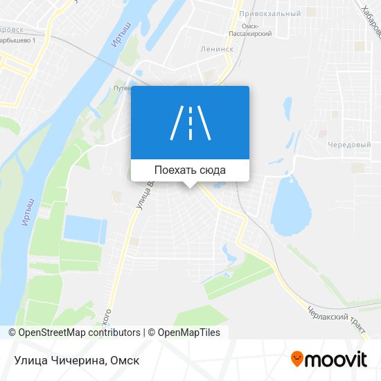 Карта Улица Чичерина