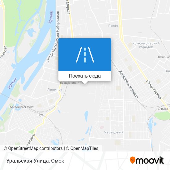 Карта Уральская Улица
