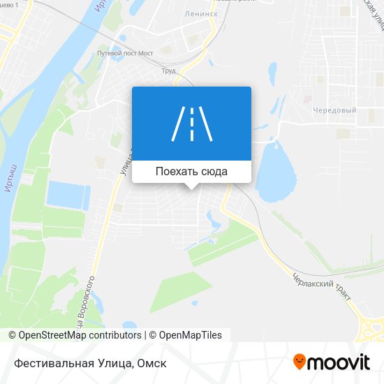 Карта Фестивальная Улица