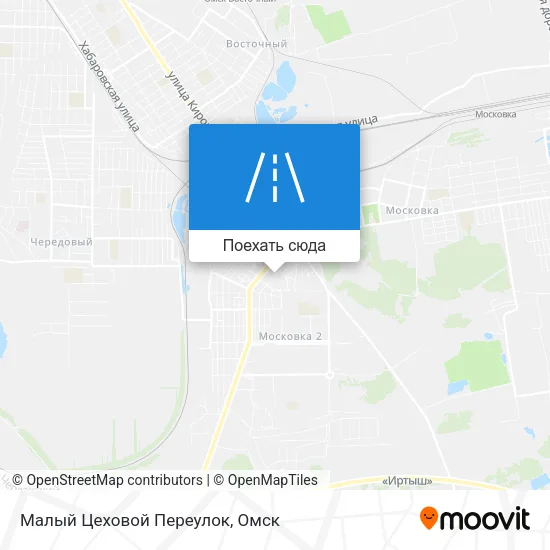 Карта Малый Цеховой Переулок