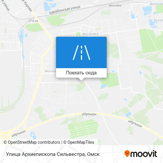 Карта Улица Архиепископа Сильвестра