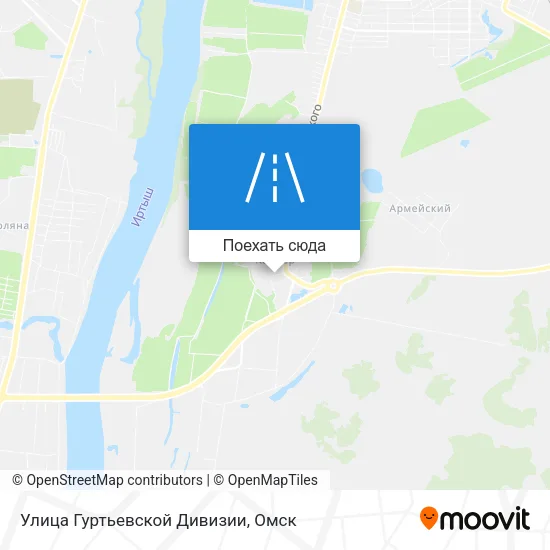 Карта Улица Гуртьевской Дивизии