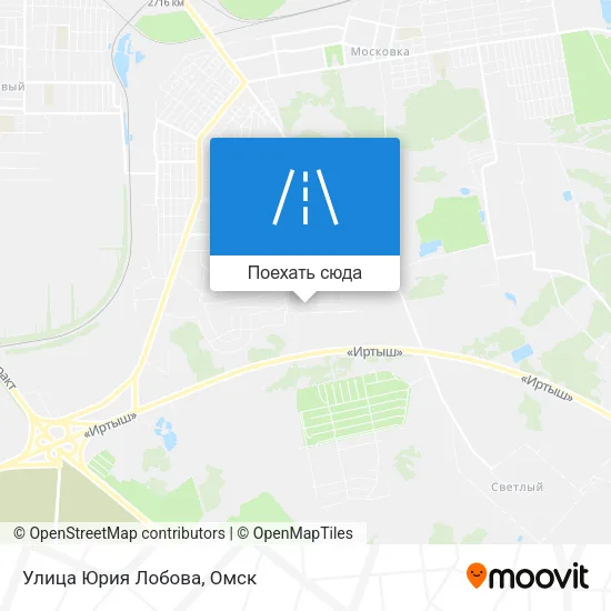 Карта Улица Юрия Лобова