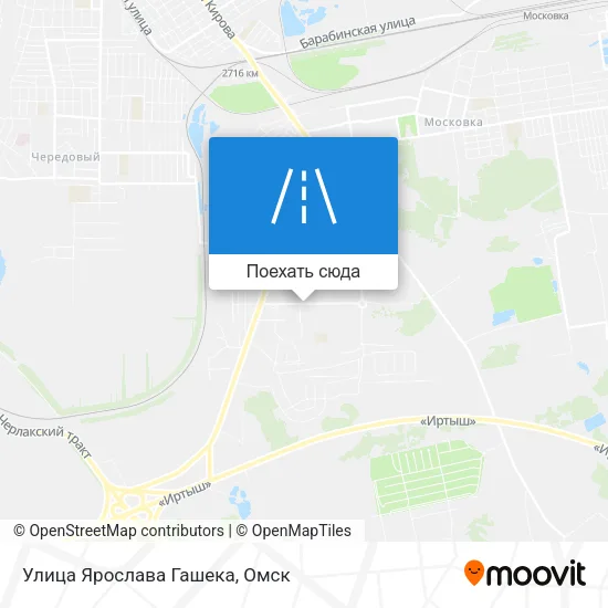 Карта Улица Ярослава Гашека