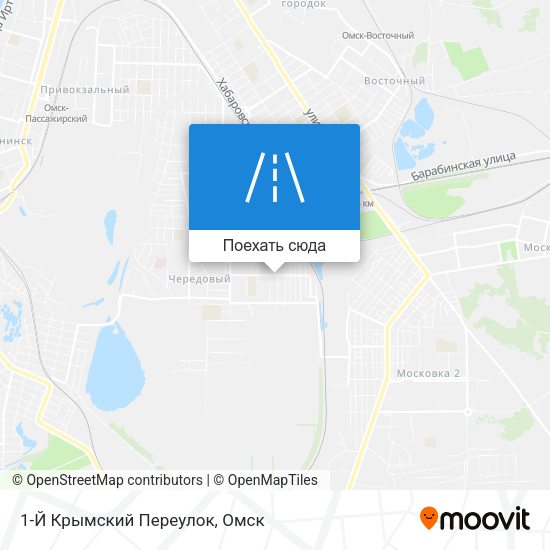 Карта 1-Й Крымский Переулок