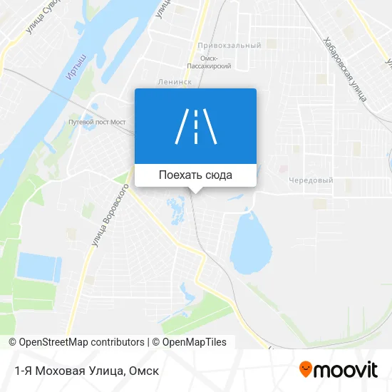 Карта 1-Я Моховая Улица