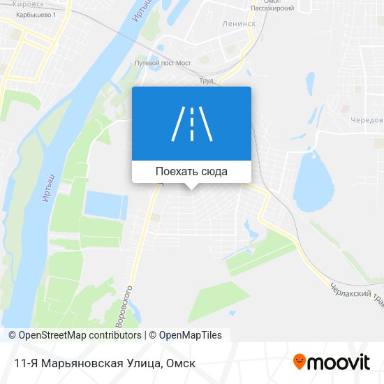 Карта 11-Я Марьяновская Улица