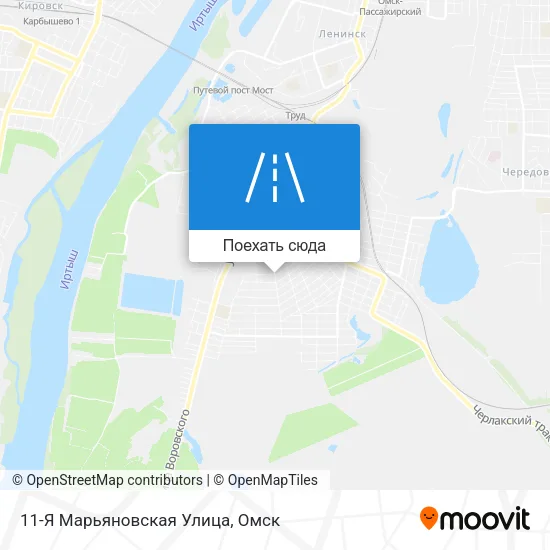 Карта 11-Я Марьяновская Улица