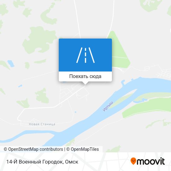 Карта 14-Й Военный Городок