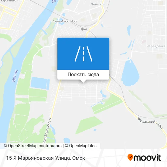 Карта 15-Я Марьяновская Улица