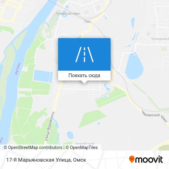 Карта 17-Я Марьяновская Улица