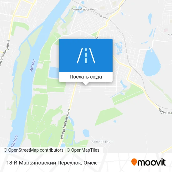 Карта 18-Й Марьяновский Переулок