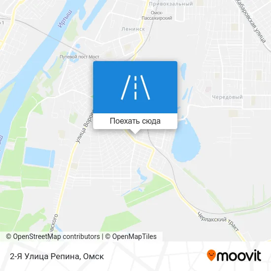 Карта 2-Я Улица Репина