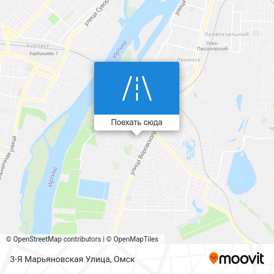 Карта 3-Я Марьяновская Улица