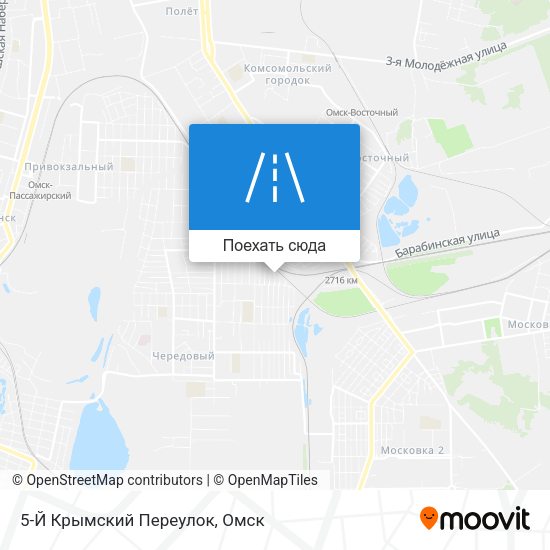 Карта 5-Й Крымский Переулок