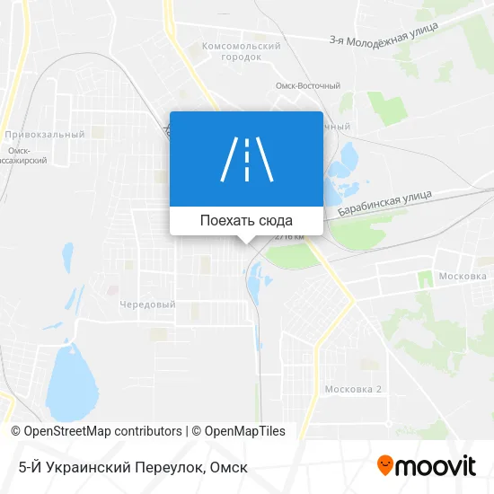 Карта 5-Й Украинский Переулок
