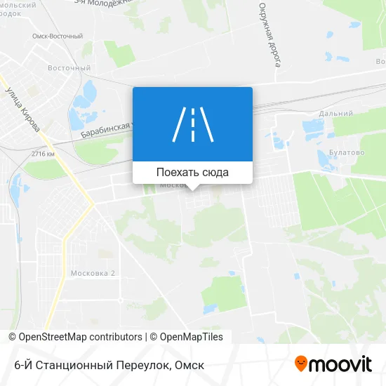 Карта 6-Й Станционный Переулок