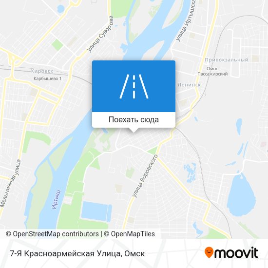 Карта 7-Я Красноармейская Улица