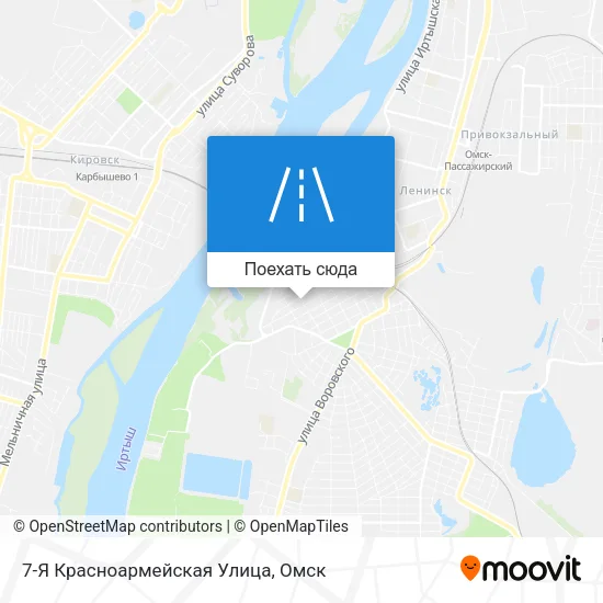 Карта 7-Я Красноармейская Улица