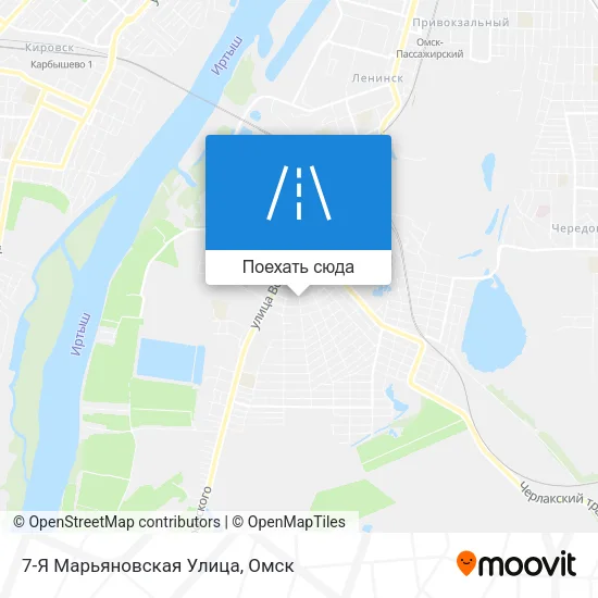 Карта 7-Я Марьяновская Улица