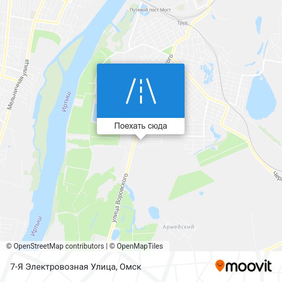 Карта 7-Я Электровозная Улица