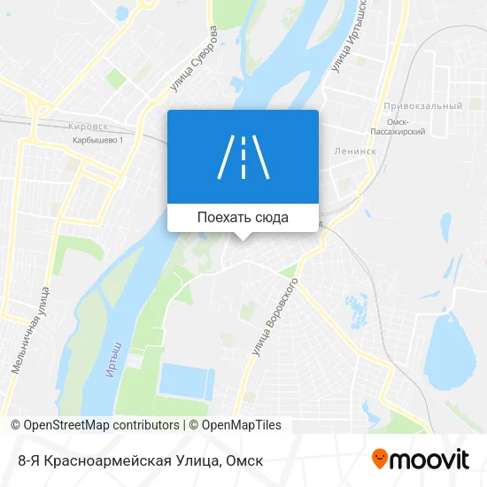 Карта 8-Я Красноармейская Улица