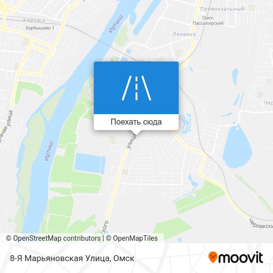 Карта 8-Я Марьяновская Улица