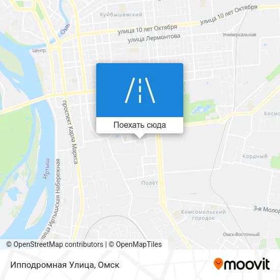 Карта Ипподромная Улица