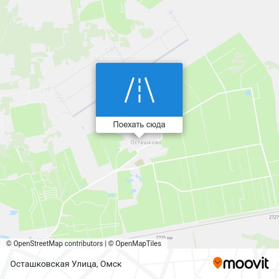 Карта Осташковская Улица