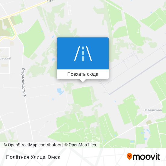 Карта Полётная Улица