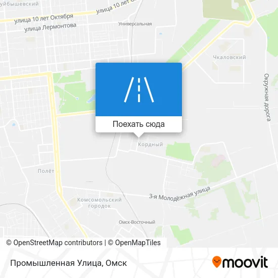 Карта Промышленная Улица