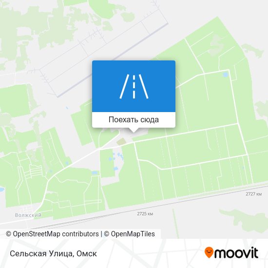 Карта Сельская Улица